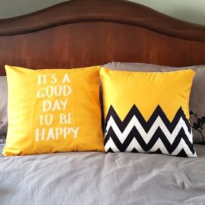 💕SOLD 3/$20 2 Decorative throw Pillows